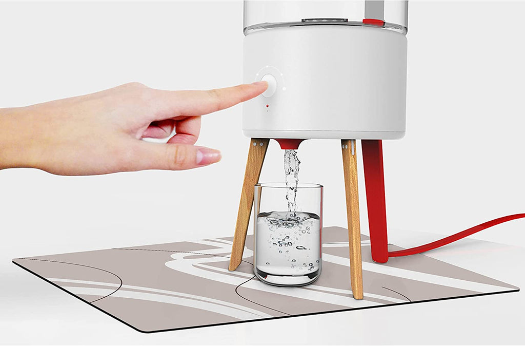 Bar Counter Protector Absorbent Coffee Maker Spill Rug, Heat Resistant Tamping Mat Protects against Spills, Water Proof Kitchen Decor, Use as Cup Mat